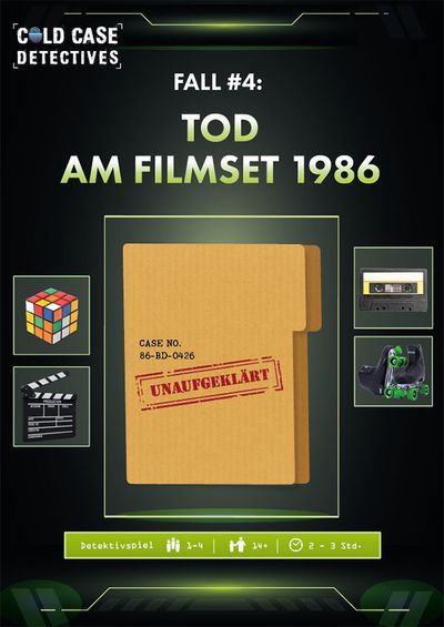 Cover für das Spiel "Tod am Filmset 1986"